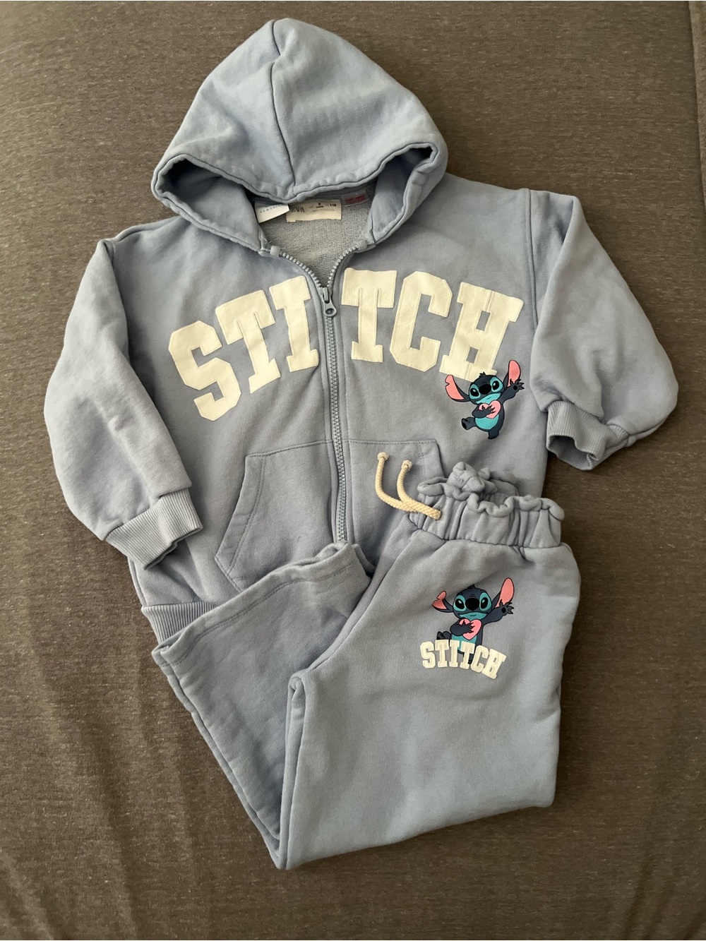 Zara Light Blue Disney Classics Hoodie Set